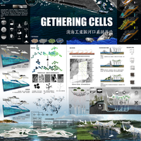 第三名-Gathering Cells滨海工业区河口系统再造/侯渝珍、朱方正(锺德颂老师)